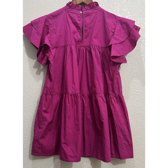 Anthropologie Maeve Ophelia Babydoll Tunic Pink Size S - Picture 4 of 8